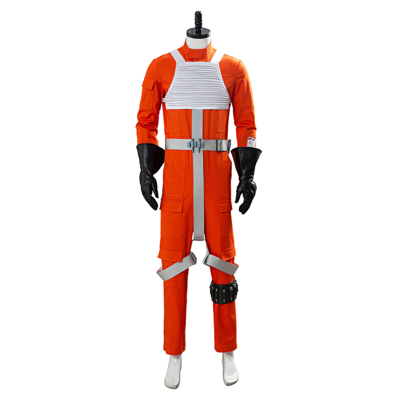Star Wars X-Wing Rebel Fighter Pilot Cosplay Jumpsuit Costume (1)