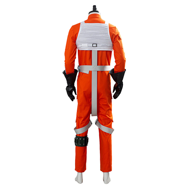 Star Wars X-Wing Rebel Fighter Pilot Cosplay Jumpsuit Costume (3)