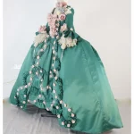Custom Made Robe Francaise 18th Century Costume Reenactment Marie Antoinette Style Dress (1)