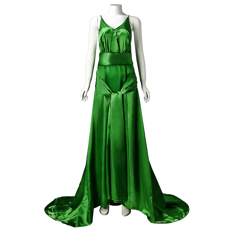 Custom Made Atonement Cecilia Tallis Cosplay Costume Dress Green (1)