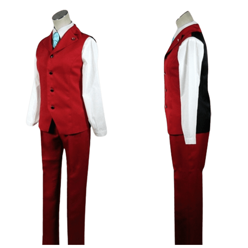 Game Ace Attorney Cosplay Apollo Justice Costume