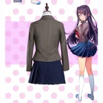 Literature Club Cosplay SayoriNatsukiYuriMonika Costume School Uniform Halloween (1)