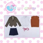 Literature Club Cosplay SayoriNatsukiYuriMonika Costume School Uniform Halloween (1)