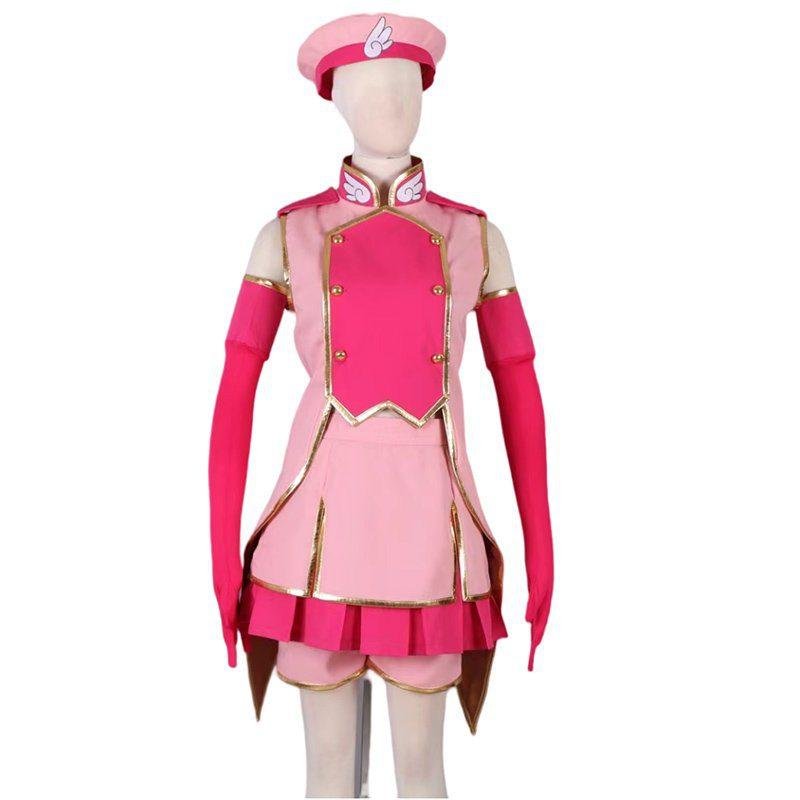 Custom Anime Card Captor Sakura Cosplay Kinomoto Sakura Costume