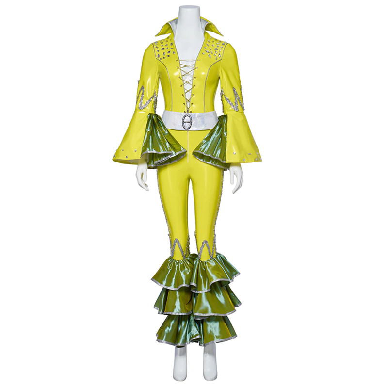Custom Made Mamma Mia Here We Go Again Cosplay Costume Yellow