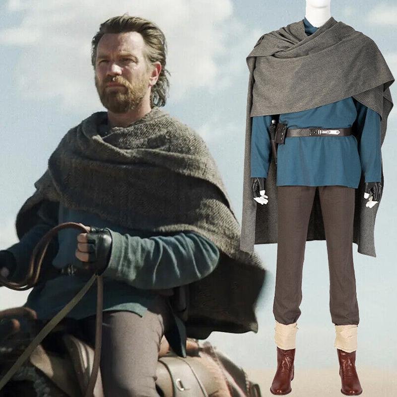 Custom Star Wars Obi-Wan Kenobi Costume Jedi Master Cosplay Outfit