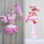 Custom Made Super Sonico Pink Bear Gloomy Racing Gk Ver Cosplay Costume (1)