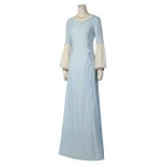 House of the Dragon Young Alicent Hightower Blue Dress Outfit Cosplay Costume (1)