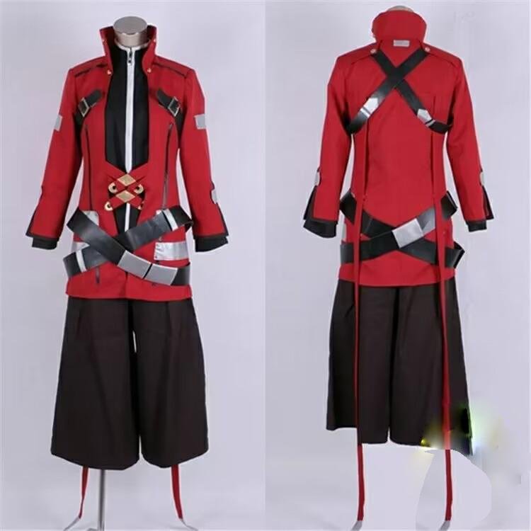 Custom Blazblue Ragna the Bloodedge Grim Reaper Cosplay Costume