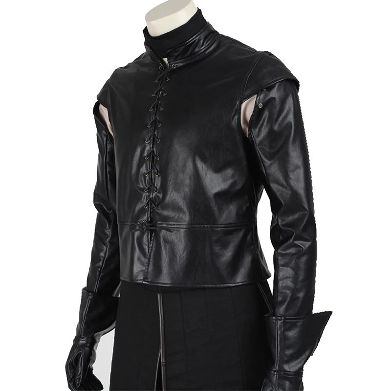 Game of Thrones Jon Snow Cosplay Costume Outfit Full Set (4)