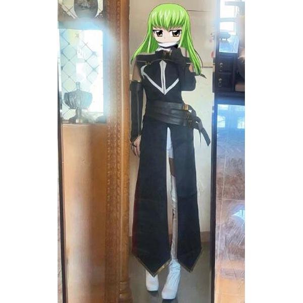 Custom Code Geass Lelouch of the Rebellion C.C. Shezu Style Cosplay Costume (2)