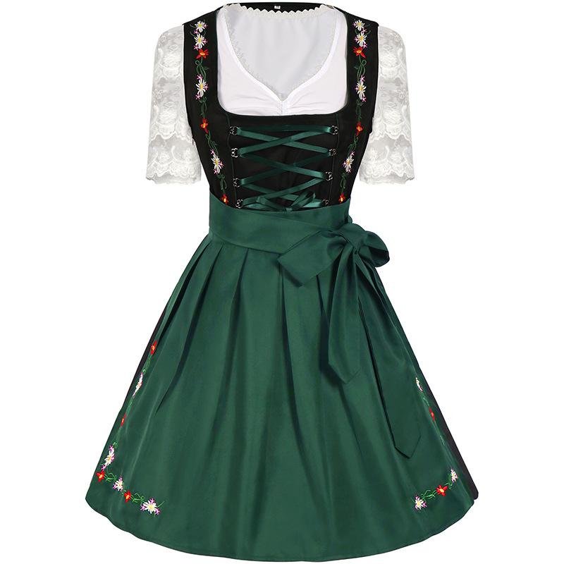Oktoberfest Dirndl Dress for Women Traditional German Oktoberfest Costume