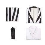 Custom Made Anime Beetle Juicee Costume Black and White Striped Suit (1)