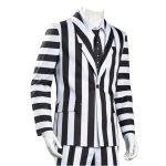 Custom Made Anime Beetle Juicee Costume Black and White Striped Suit (1)