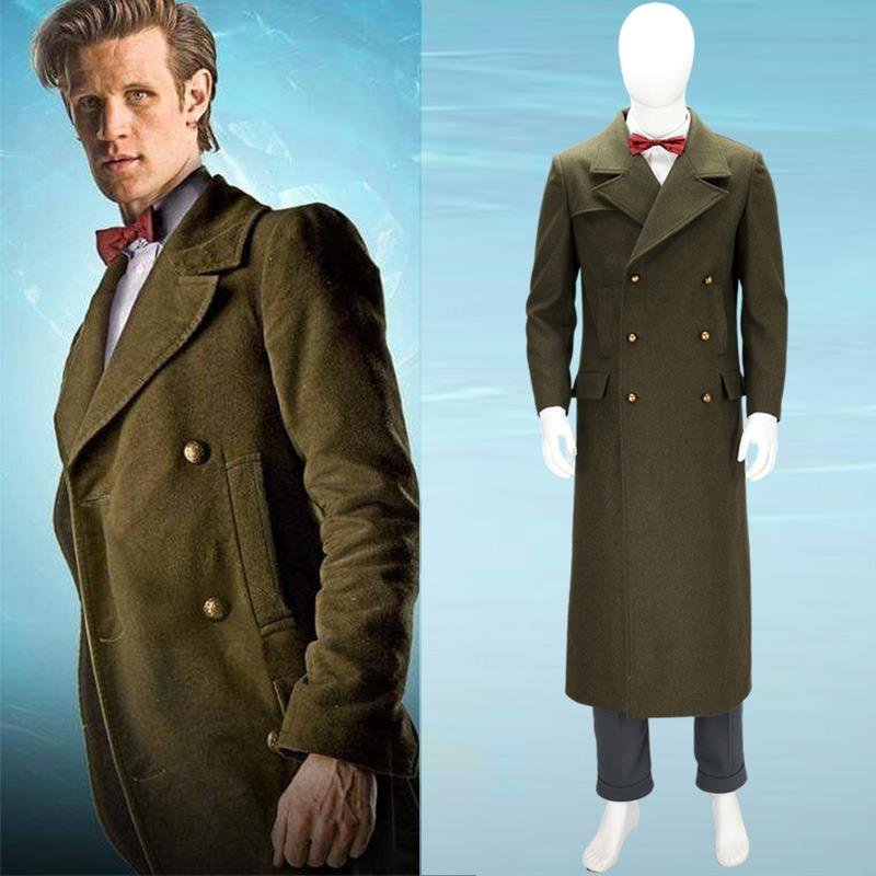 Custom Made Doctor Who 11th Dr. Matt Smith Cosplay Costume
