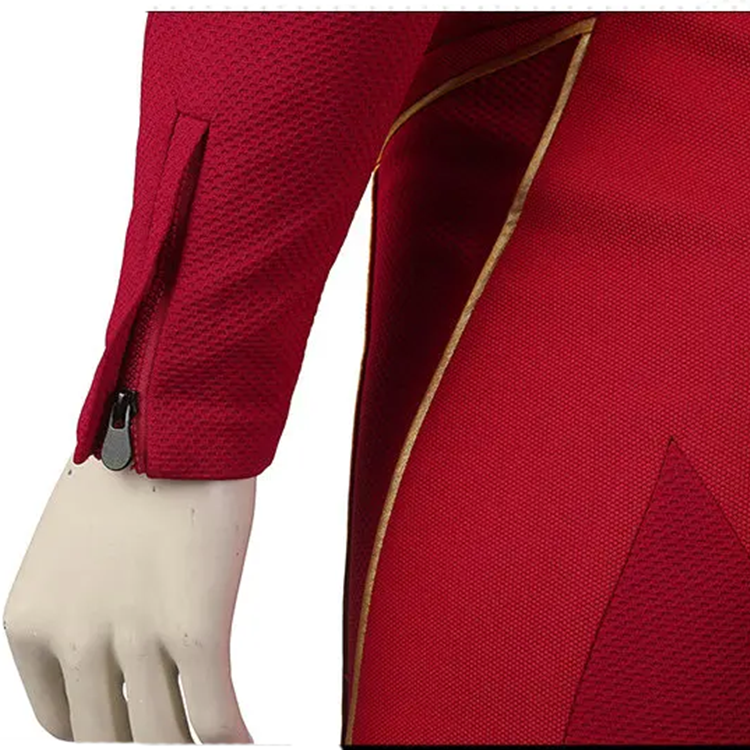 Custom Made Flash 8 Barry Allen Cosplay Costume (2-2)