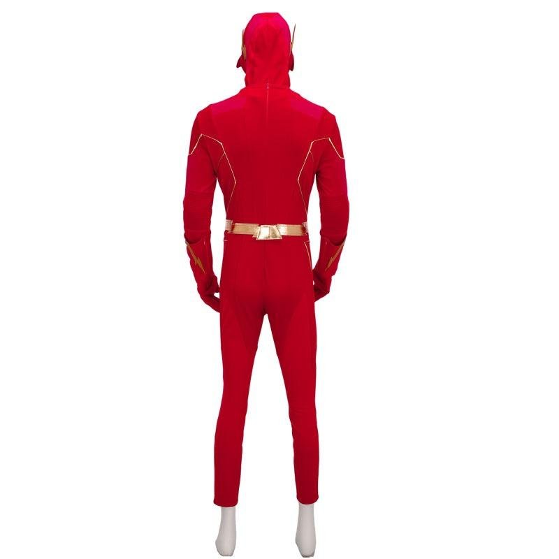 Custom Made Flash 8 Barry Allen Cosplay Costume (3)