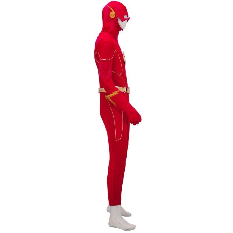 Custom Made Flash 8 Barry Allen Cosplay Costume (4)