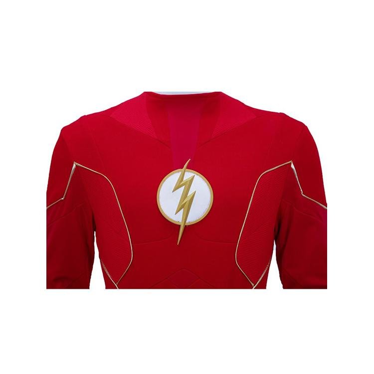 Custom Made Flash 8 Barry Allen Cosplay Costume (6)