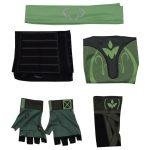 Custom Made Game Green Valorant Skye Cosplay Costume Vest (1)