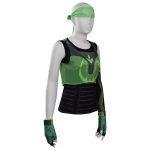 Custom Made Game Green Valorant Skye Cosplay Costume Vest (1)