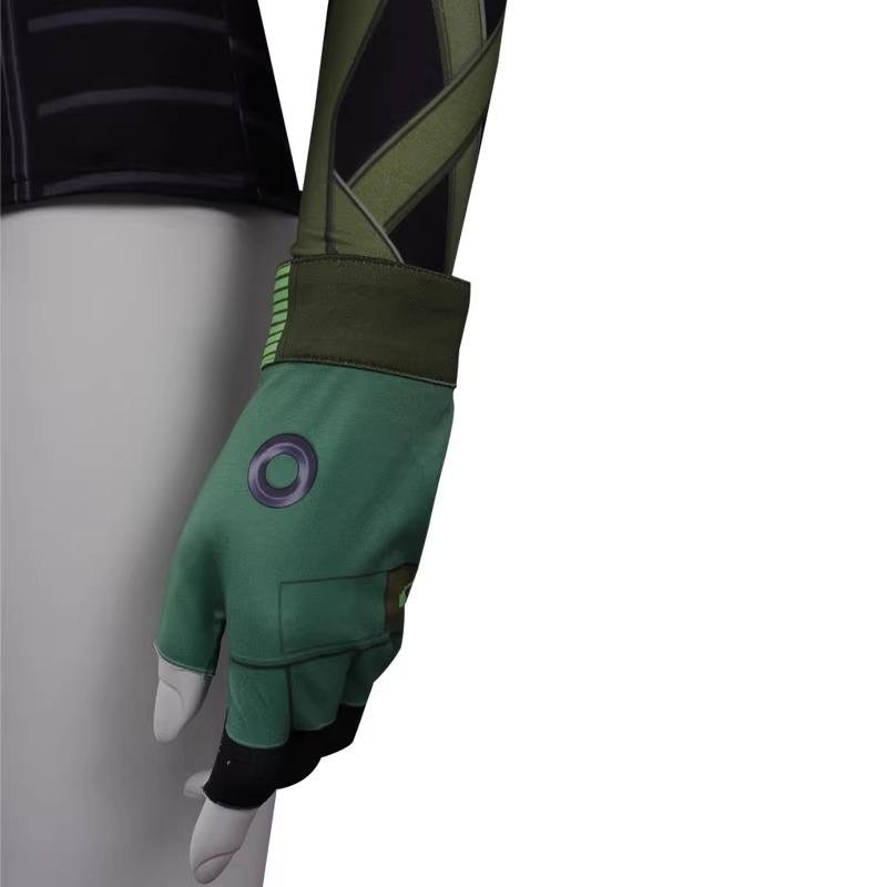 Custom Made Game Green Valorant Skye Cosplay Costume Vest (7)