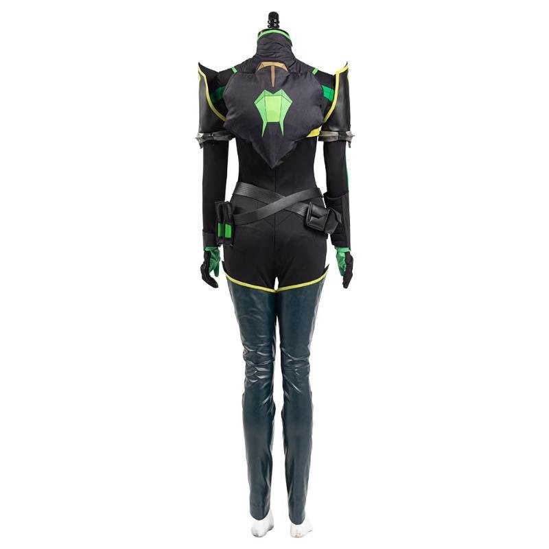 Custom Made Game Valorant Viper Cosplay Costume Jumpsuit (2)