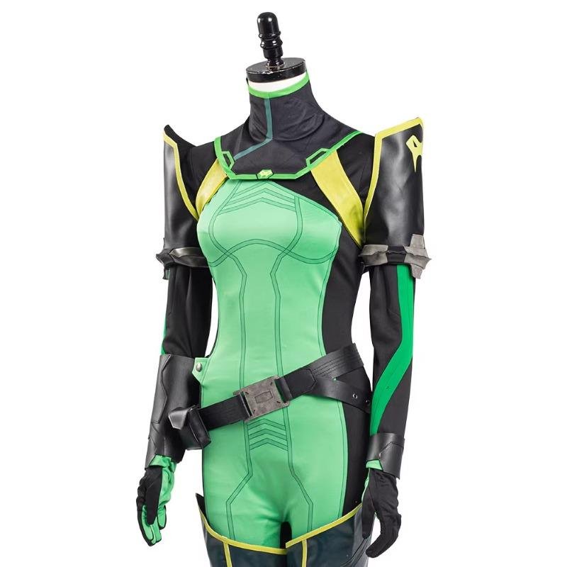 Custom Made Game Valorant Viper Cosplay Costume Jumpsuit (4)