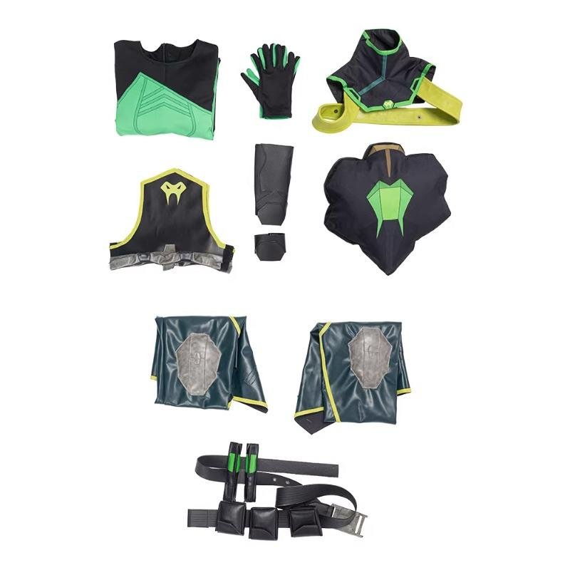 Custom Made Game Valorant Viper Cosplay Costume Jumpsuit (5)