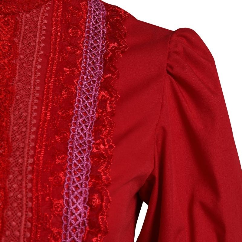 Custom Made Pearl Cosplay Costume Disguise for Adult Women Red Dress (2)