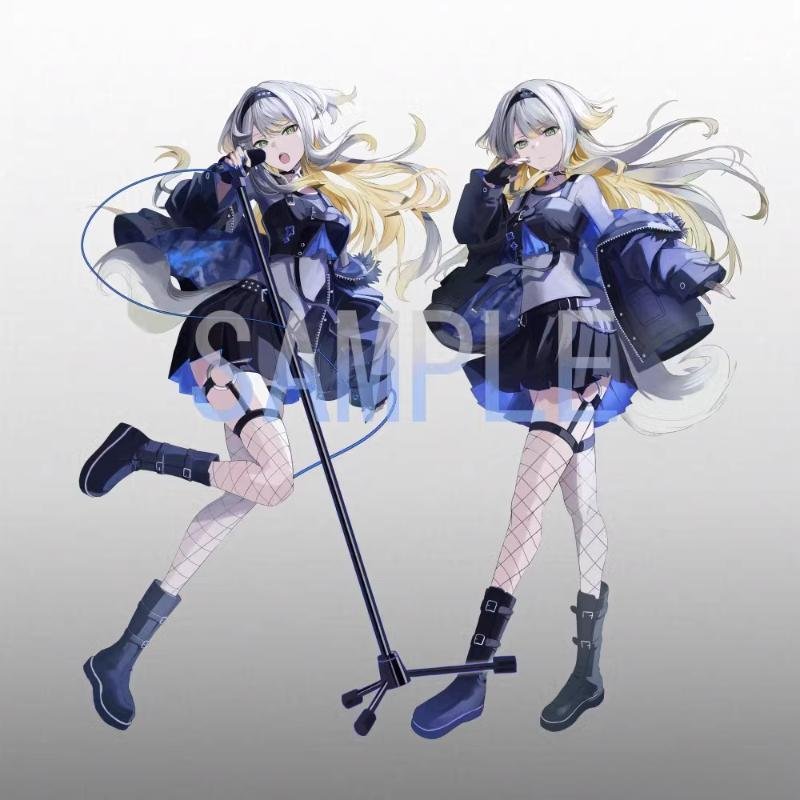 Custom Made Rainbow Society Virtual Idol Ye Liuli Cosplay Costume-1