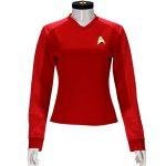 Custom Made Strange New Worlds Noonien Singh Erica Ortegas Top Red (1)