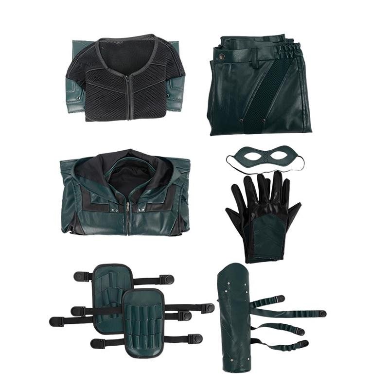 Custom Made The Arrow Season 5 Oliver Queen Cosplay Costume (11)