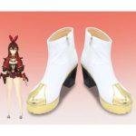 Genshin Impact Game Amber Cosplay Short Boots