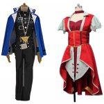 Custom Made Anime Yu Gi Oh 5D's Izayoi Aki Akiza Izinski Yugi Muto Battle Cosplay Costume