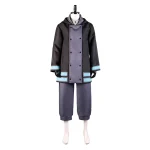 Custom Made Fire Force Season 3 Shinra Kusakabe Cosplay Costume (1)