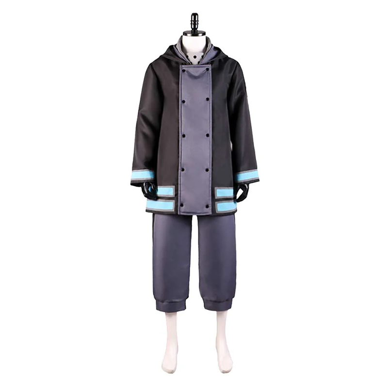Custom Made Fire Force Season 3 Shinra Kusakabe Cosplay Costume