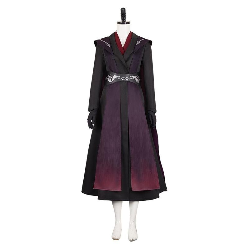 Custom Made Princess Rhaenyra Cosplay Costume Dark Red Robe Cloak