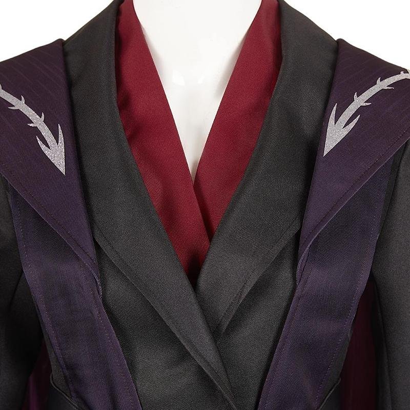 Custom Made Princess Rhaenyra Cosplay Costume Dark Red Robe Cloak (4)