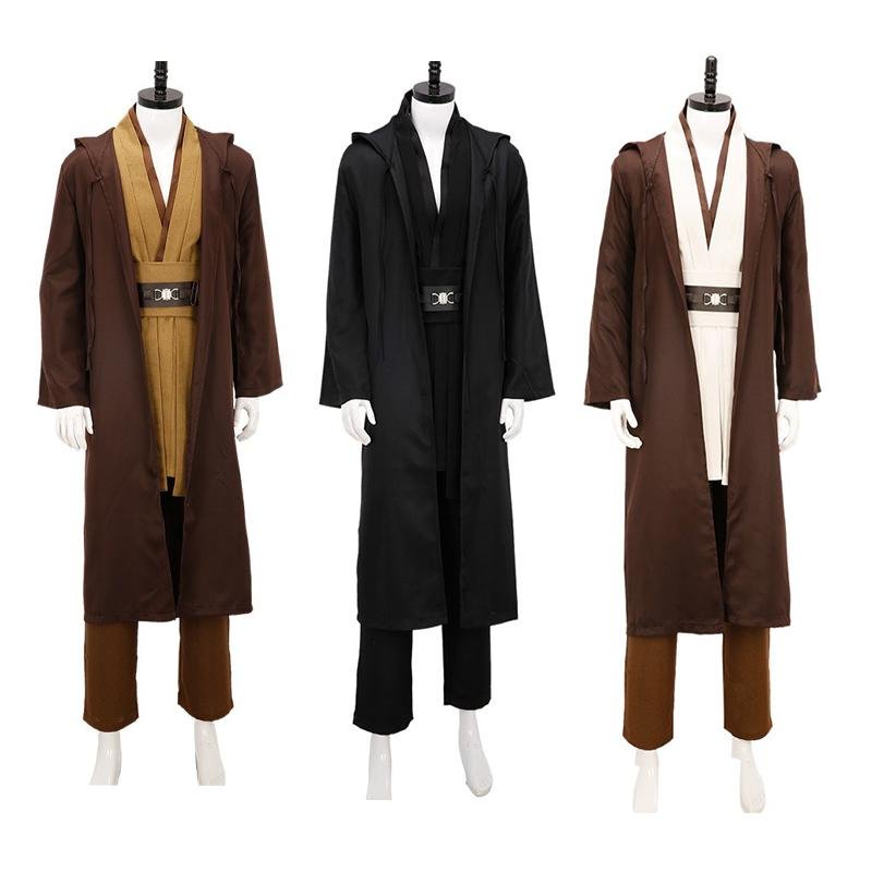 Custom Made Star War Jedi Anakin Costume Obi Wan Cosplay Outfits (