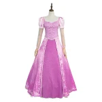 Custom Made Anime Tangled Princess Rapunzel Dress Cosplay Costume