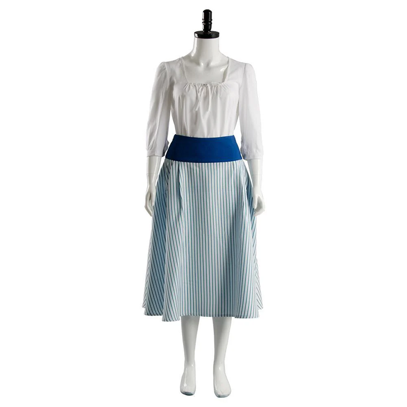 Custom Made Beauty And The Beast Belle Emma Watson Maid Dress Suits (3)