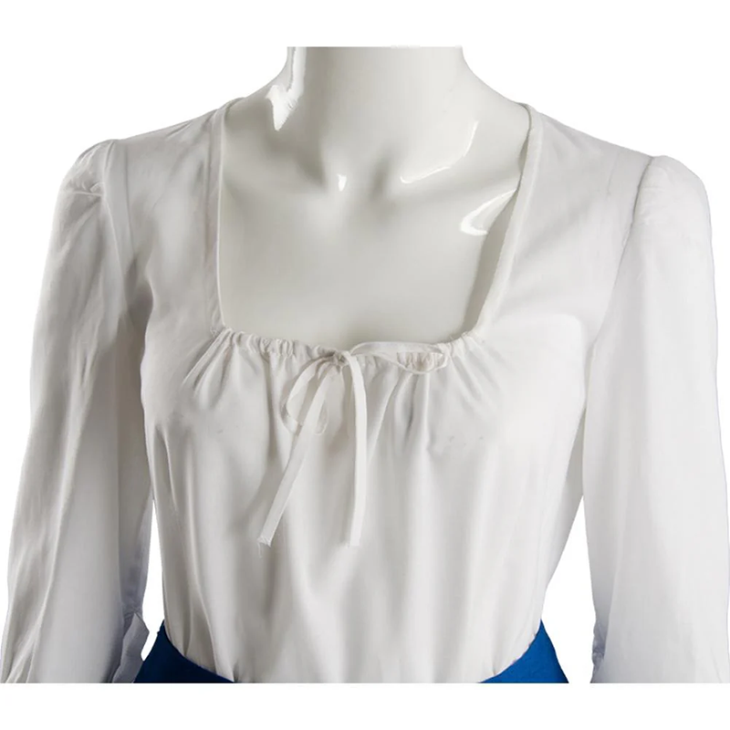 Custom Made Beauty And The Beast Belle Emma Watson Maid Dress Suits (4)