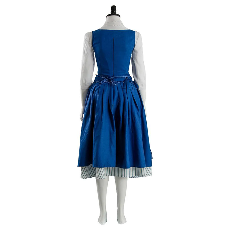 Custom Made Beauty And The Beast Belle Emma Watson Maid Dress Suits (5)