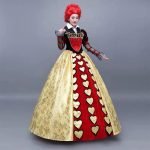 Custom Made Disney Alice Queen Dress The Red Queen of Hearts Alice in Wonderland Dress (1)