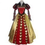 Custom Made Disney Alice Queen Dress The Red Queen of Hearts Alice in Wonderland Dress