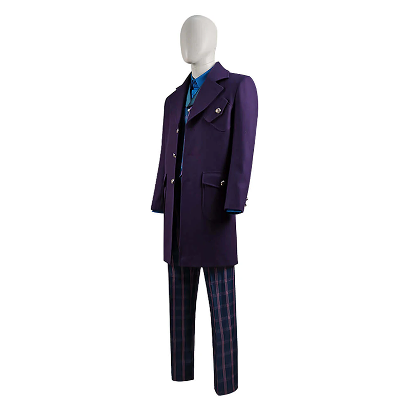 Custom Made Doctor Who Series 12 The Master Coat Sacha Dhawan Outfit Suit Purple (3)