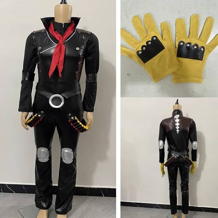 Custom Made Game P5 Ryuji Sakamoto Cosplay Skull Battle Costume (1)