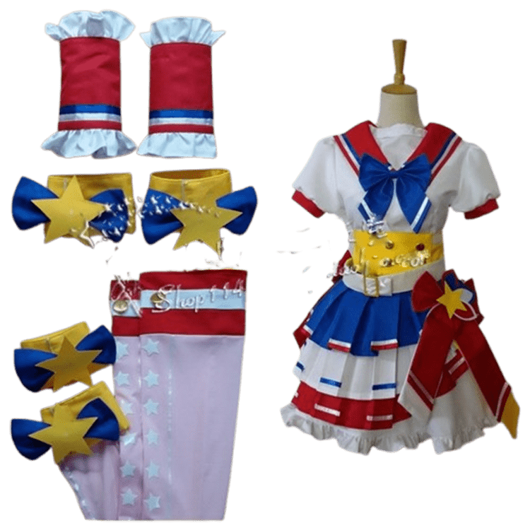 Custom Made Puripara Prism Paradise Reona Dorothy Cosplay Dress (1)