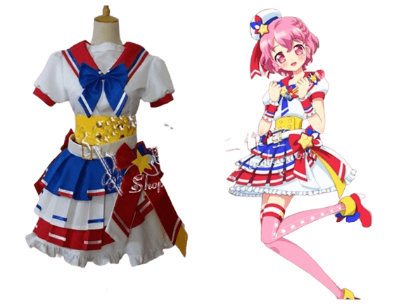 Custom Made Puripara Prism Paradise Reona Dorothy Cosplay Dress (2)